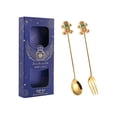 thumbnail image 2 of Juego de Cubiertos de Navidad perfecl Utensilios de Acero Inoxidable pan de jengibre azul, 2 of 8