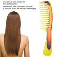 thumbnail image 3 of Detangling Comb Hairdressing Rake Comb for Salon Hairstyle, Wide Tooth Dry Wet Hair Comb, 3 of 8