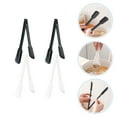 thumbnail image 3 of 4pcs Plastic Serving Tongs Multifunction Detachable Colander Steak Bacon Clamps, 3 of 8