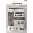 thumbnail image 4 of Door Hanging Laundry Hamper with Stainless Steel Hooks (Gray), 4 of 9