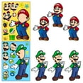 thumbnail image 3 of 24 Sheets Mario Make Your Own Stickers, DIY Make Face Stickers for Boys Girls, Party Favors Supplies Art Craft Family School Reward, 3 of 4