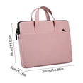 thumbnail image 3 of Deeceymbur 14 Inch Laptop Messenger Bag Water Resistant Slim Protective Case for Notebook Tablet Accessories, 3 of 6