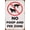 Warning Sign 2, variant on No Right Turn (With Directional Arrows) Metal Sign - 8"x12" for Outdoor Indoor Use