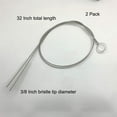 thumbnail image 3 of 2 Pcs Cleaning Brush Bristle Tip 3/8” by 32” Inch Long - Flexible Cleaner Tool for Clean Keg, Feeding Tube, Line Tube Hose, 3 of 4