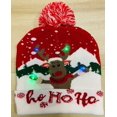 thumbnail image 3 of ¡EN OFERTA! Gorro navideño de punto con luces LED para Año Nuevo 2024, gorro cálido iluminado para niños y adultos, decoración navideña para Año Nuevo, 3 of 5