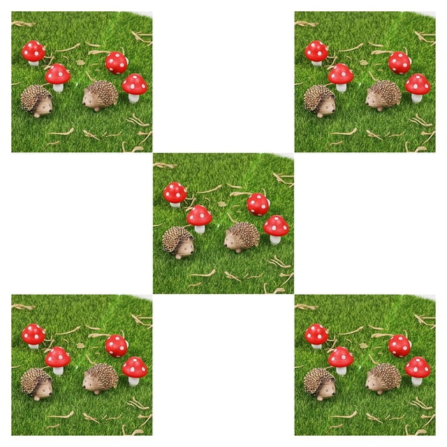 Guardoinrt 2 Pieces Animal Shape Decor Odorless Realistic Decorative Ornament 5Set
