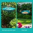 thumbnail image 5 of XGFHYJEH Bird Bath, Bird Baths Outdoor on Clearance, Bird Bath Bowl, Metal Bird Bath For Garden Outdoor Yard Decor, 5 of 7