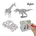thumbnail image 2 of Coloring Puzzle Set 3D Funny Creative DIY Puzzle Painting Kit Puzzle Model Kit, 2 of 10