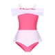 thumbnail image 1 of Trajes de baño para niñas pequeñas Princesa para niños pequeños Traje de baño de dos piezas para niños Conjunto de bikini 2023 Traje de baño de vacaciones de natación de verano 6-7T (Tag140) Gao Jinjia LED, 1 of 2