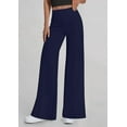 thumbnail image 5 of PRETTYGARDEN Women's Wide Leg Palazzo Pants Dressy Casual Elastic High Waisted Trousers Office Business Work Slacks, 5 of 8