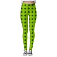 thumbnail image 1 of B91xZ Leggings d'Entraînement pour Femmes, Legging de Course, Jaune P, 1 of 4