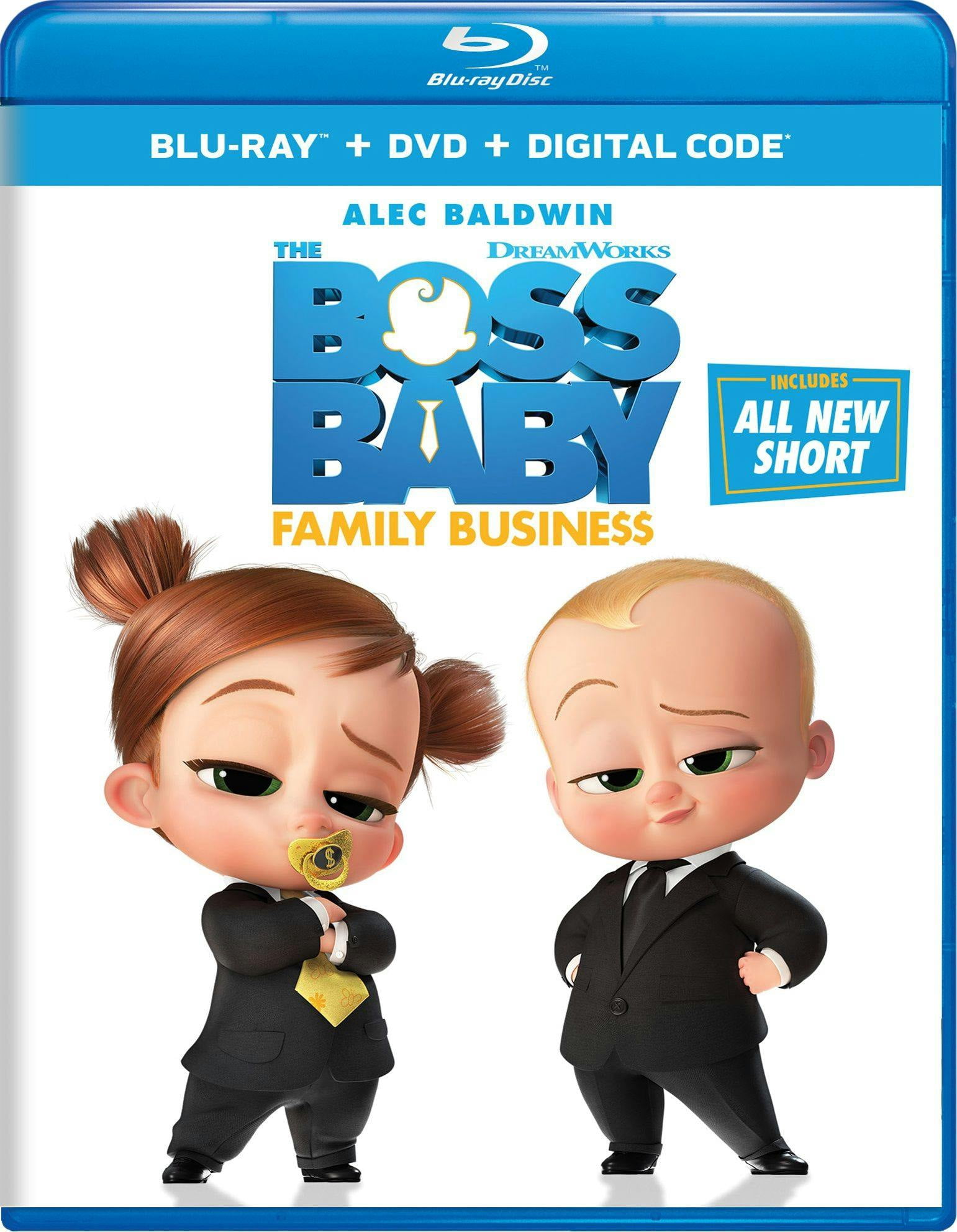 The Boss Baby: Family Business DVD, Comedy Family Animation