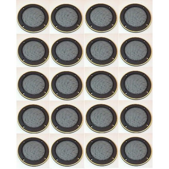 CES 4" or 5" Speaker Grill Plastic with Gold Trim (10 Pair)
