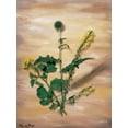 thumbnail image 2 of de Bruijn, Hans 25x32 White Modern Wood Framed Museum Art Print Titled - Yellow wild flowers, 2 of 4