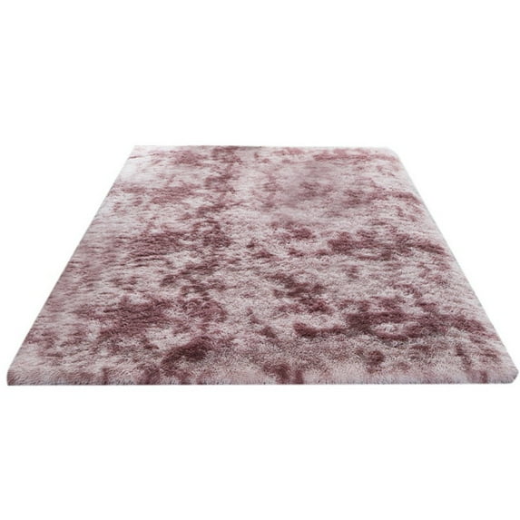 Long Plush Area Rug Soft Fake Fur Washable Non-Slip Decorative Floor Mat For Living Room Bedroom Playing Room