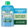 Outshine Fruit and Yogurt On the Go Smoothie Snacks, Blueberry Pear, 3.5 oz Pouches (4 Pack)