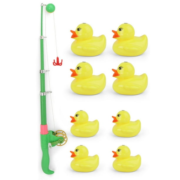 Bangcool Kids Fishing Game Toy Set Educational Magnetic Duck Fishing Toy Interactive Toy Multicolor