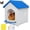 Blue, variant on Nesting Boxes for Chicken, 100% Waterproof Hens Nesting Box for Laying Eggs for Hens, Ducks and Poultry, Large Signle Compartment Chicken Nesting Boxs Indoor & Outdoor (Red)