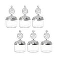 thumbnail image 3 of 6Pcs Candy Jars Candy Box Clear Wedding Favor Boxes Chocolate Treat Gift Box Canisters for Kitchen Wedding Storage Jars for Shop Household Argent Rings, 3 of 9