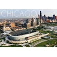 thumbnail image 3 of Chicago, Illinois - Aerial of Soldier Field - Lantern Press Photography (16x24 Giclee Gallery Print, Wall Decor Travel Poster), 3 of 3