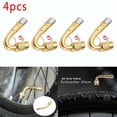 thumbnail image 1 of Lefu 4PCS Air Tire Valve Extension 45° Angle Adaptor Motorcycle Car Stem Extender, 1 of 9