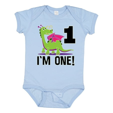 

Inktastic First Birthday Outfit Girl Dragon Gift Baby Girl Bodysuit