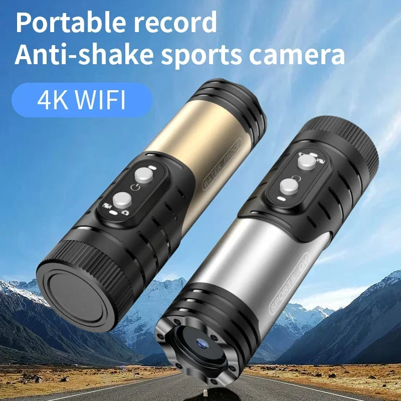 4K Action Camera Waterproof Bike Motorcycle Helmet Camera Anti Shake Sport DV Wireless WiFi Video Recorder Cam For Car