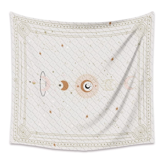 Tapiz de pared TUNC Luna Tela de pared natural decoración dormitorio bohemio 100 x 1