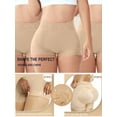 thumbnail image 6 of Sveltors Women Tummy Control Butt Lifter Panties Shorts Lace Casual Mid Rise Body Shaper Seamless Shapewear, 6 of 8