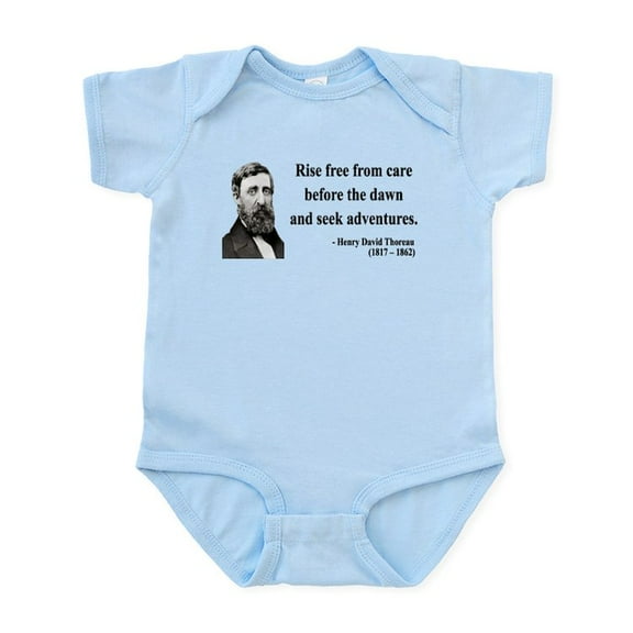 CafePress - Henry David Thoreau 33 Infant Bodysuit - Baby Light Bodysuit, Size Newborn - 24 Months