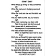 thumbnail image 2 of Don't Quit holy card - laminated - Pack of 25, 2 of 2