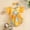 Yellow, variant on Lilgiuy Toddler Girls Summer Clothes Cute Cartoon Pattern Top with Straps Shorts Suit One-piece Headband Set Summer Sales