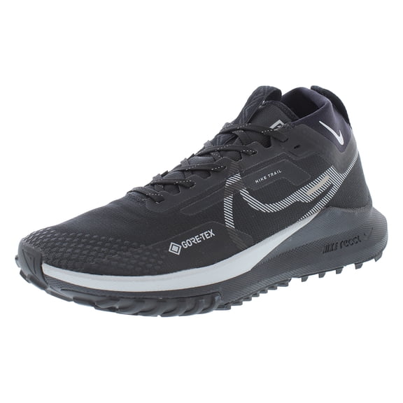 Nike React Pegasus Trail 4 GTX Mens Shoes Size 7.5, Color: Black/Wolf Grey/Reflect Silver