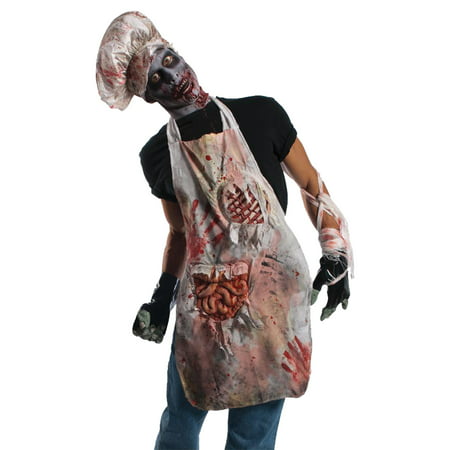 Zombie Butcher Adult Halloween Apron