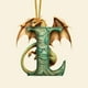 thumbnail image 4 of Alphabet Decoration Dragons Pendant Christmas Decoration Dragons Christmas Alphabet Decoration, Dragons Christmas Alphabet Decoration, Wooden Pendant Decoration, Festive Home Decor, Xmas, 4 of 9