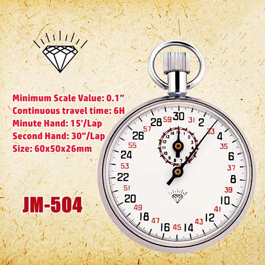 AllMetal Mechanical Stopwatches For Professional Track Field Timing Event