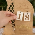 thumbnail image 4 of Calendario de Cuenta regresiva navideño de madera, Calendario de Adviento, decoración de árbol de Navidad hueco, adorno de escritorio 2024, 4 of 4