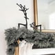 thumbnail image 4 of Black Reindeer Xmas Decorations Modern Standing Deer Figurines for Mantel Tabletop Office Holiday Decor, 4 of 5