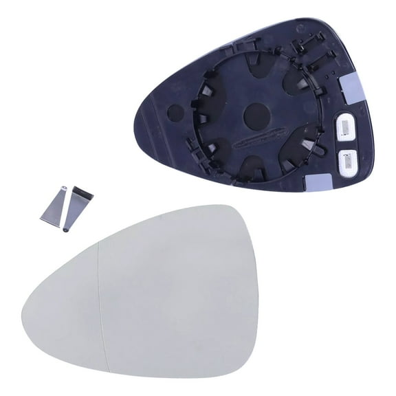 Driver Left Side Mirror Glass w/Plate for Porsche Panamera 2010-2016