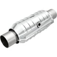 thumbnail image 4 of MagnaFlow Conv Univ 2.5in Inlet/Outlet Center/Center Round 11in Body L x 5.125in W x 15in Overall L Fits select: 1997-2020 FORD F150, 2013-2018 RAM 1500, 4 of 10