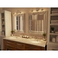 thumbnail image 6 of Delgado Antique Brass and Clear Glass 3 Light Vanity, 6 of 8