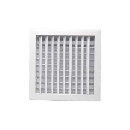 

White air vent grille aluminum alloy return air grilles air supply diffuser HVAC duct ventilation louvre cover square 245-450mm