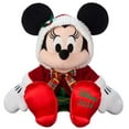 thumbnail image 2 of Disney 2024 Holiday Minnie Mouse Plush (Furry-Trimmed Riding Hood, Plaid Satin Bow, Satin Skirt & Satin Heels), 2 of 2