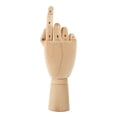 thumbnail image 1 of Phenofice Model Wooden Hand Sculpture Movable Joints 1Pcs, 1 of 8