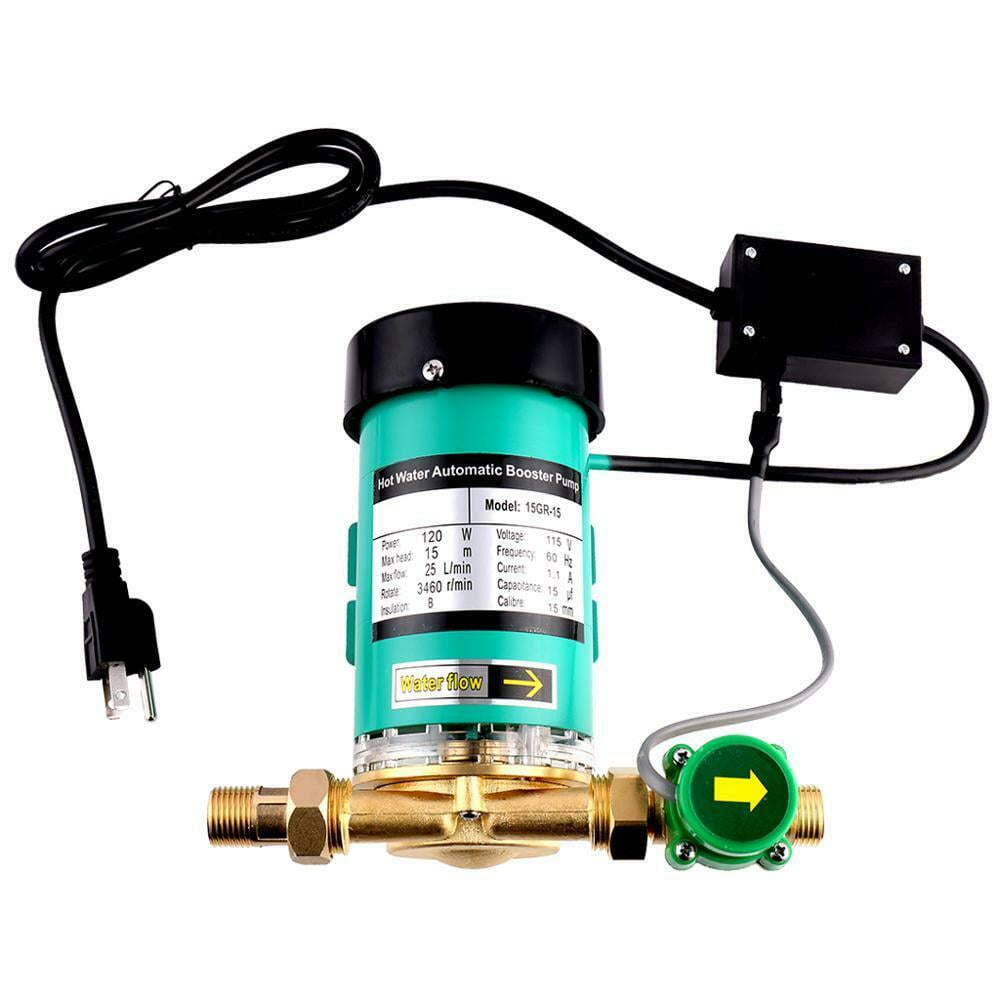 iMeshbean Home Water Pressure Booster Pump 120W 317GPH 3/4 inch Household Water Pressure