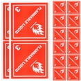 thumbnail image 3 of 20pcs Flammable Liquid Stickers Adhesive Warning Stickers Flammable Liquid Shipping Labels, 3 of 8