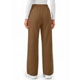 thumbnail image 5 of MOSHU Wide Leg Sweatpants for Women High Waisted Baggy Fleece Cotton Pants Fall Casual Sweatpants with Pockets, 5 of 11