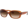 thumbnail image 4 of Ray-Ban JACKIE OHH 0RB4101F Sunglasses for Womens - Size - 58 (Brown Gradient), 4 of 5