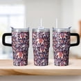 thumbnail image 2 of 20oz elephant Tumbler with Handle Daily Use Travel Car Home Cup Ideal Valentine's Day New Year Gift for Women Men elephant Lovers, 2 of 6