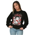 thumbnail image 3 of Kanji Style Betty Boop Classy Chic Women Crewneck Sweatshirt Brisco Brands X, 3 of 6